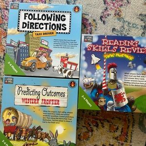 Educational Reading Board Games Set